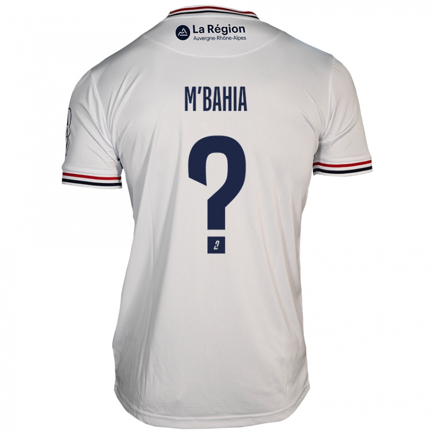 Hombre Camiseta Ivan M'bahia #0 Blanco 2ª Equipación 2024/25 La Camisa Argentina