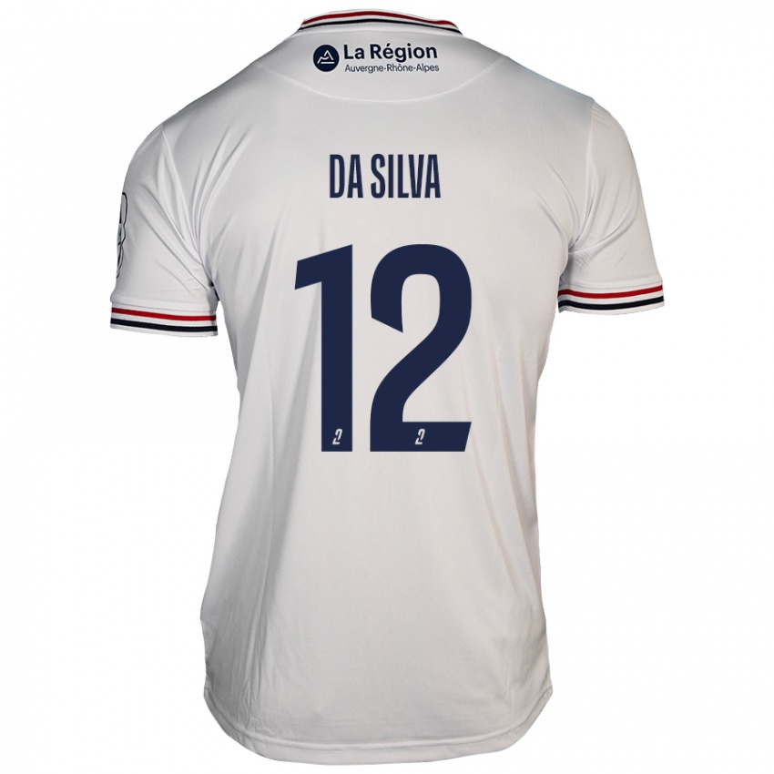 Hombre Camiseta Damien Da Silva #12 Blanco 2ª Equipación 2024/25 La Camisa Argentina