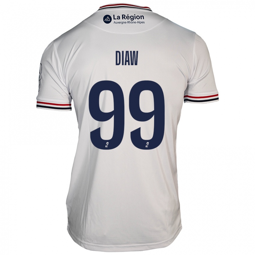 Hombre Camiseta Mory Diaw #99 Blanco 2ª Equipación 2024/25 La Camisa Argentina