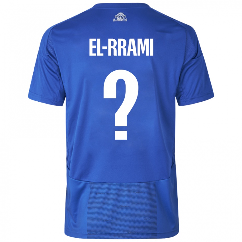 Hombre Camiseta Jamil El-Rrami #0 Blanco Azul 2ª Equipación 2024/25 La Camisa Argentina