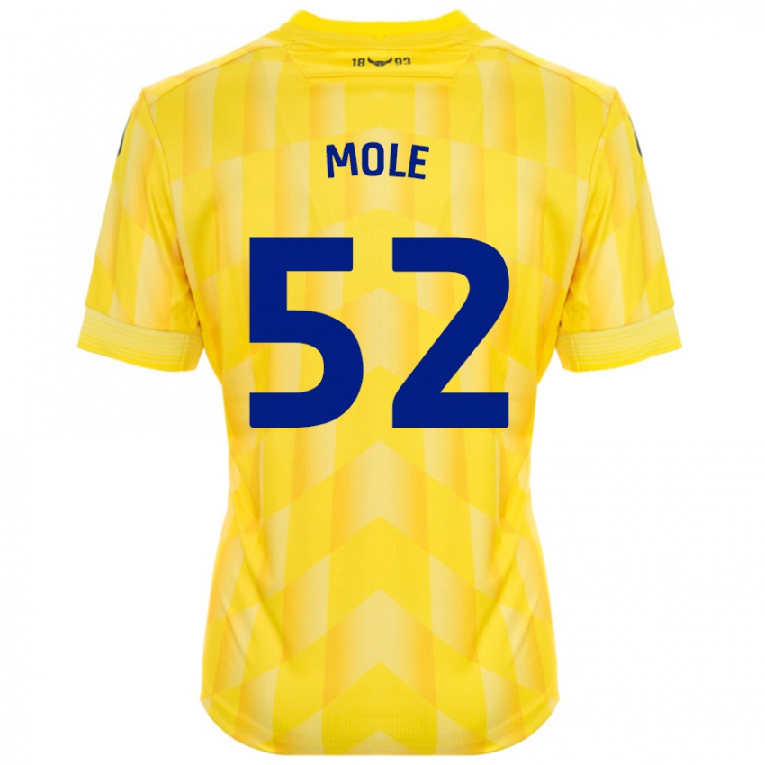 Mujer Camiseta Harrison Mole #52 Amarillo 1ª Equipación 2024/25 La Camisa Argentina