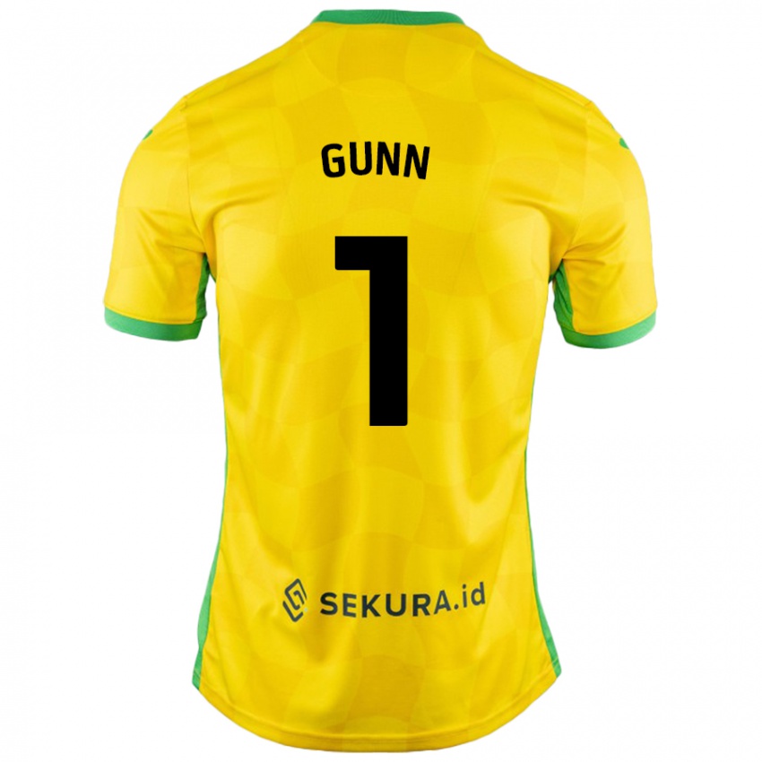 Mujer Camiseta Angus Gunn #1 Amarillo Verde 1ª Equipación 2024/25 La Camisa Argentina