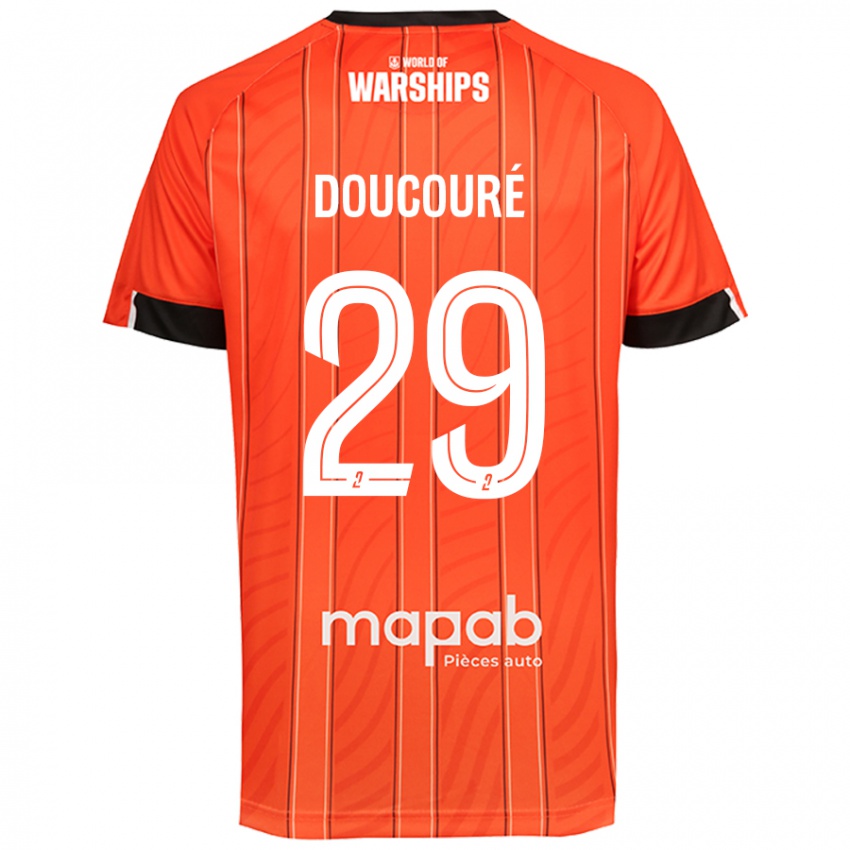 Mujer Camiseta Siriné Doucouré #29 Naranja 1ª Equipación 2024/25 La Camisa Argentina