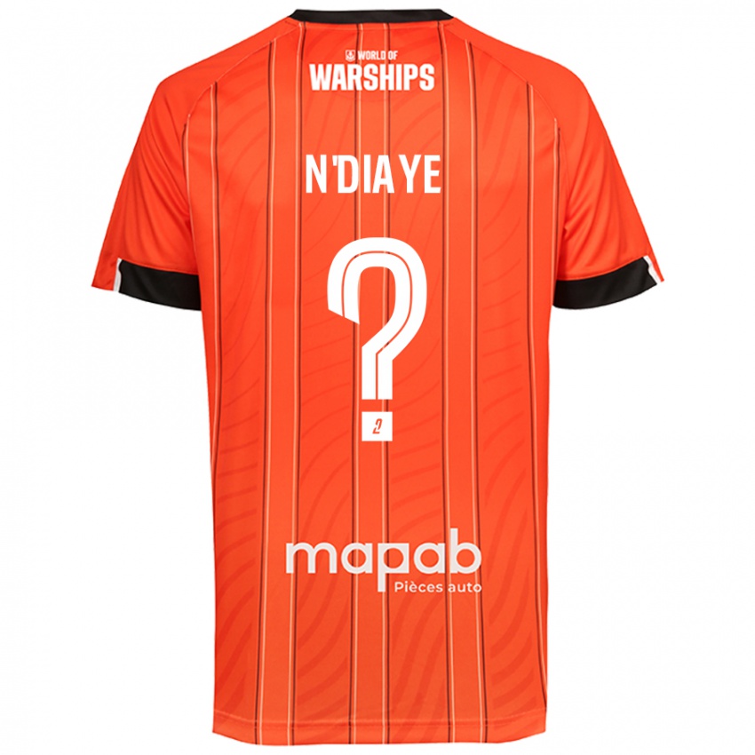 Mujer Camiseta Bassirou N'diaye #0 Naranja 1ª Equipación 2024/25 La Camisa Argentina