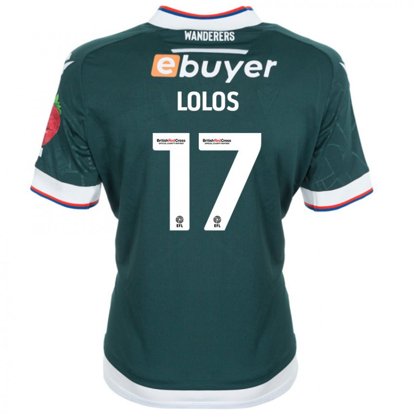 Mujer Camiseta Klaidi Lolos #17 Verde Oscuro 2ª Equipación 2024/25 La Camisa Argentina