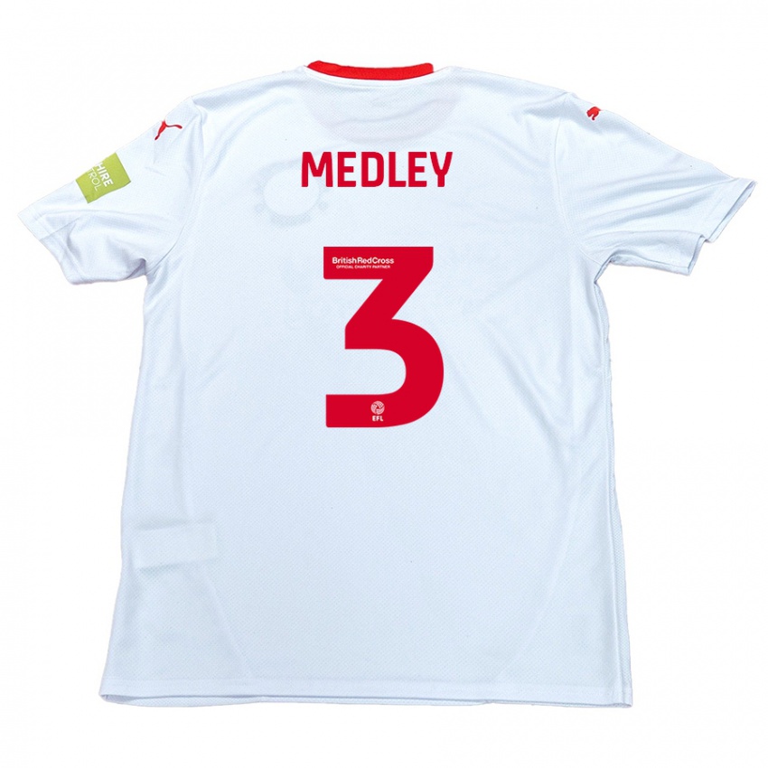 Mujer Camiseta Zech Medley #3 Blanco 2ª Equipación 2024/25 La Camisa Argentina