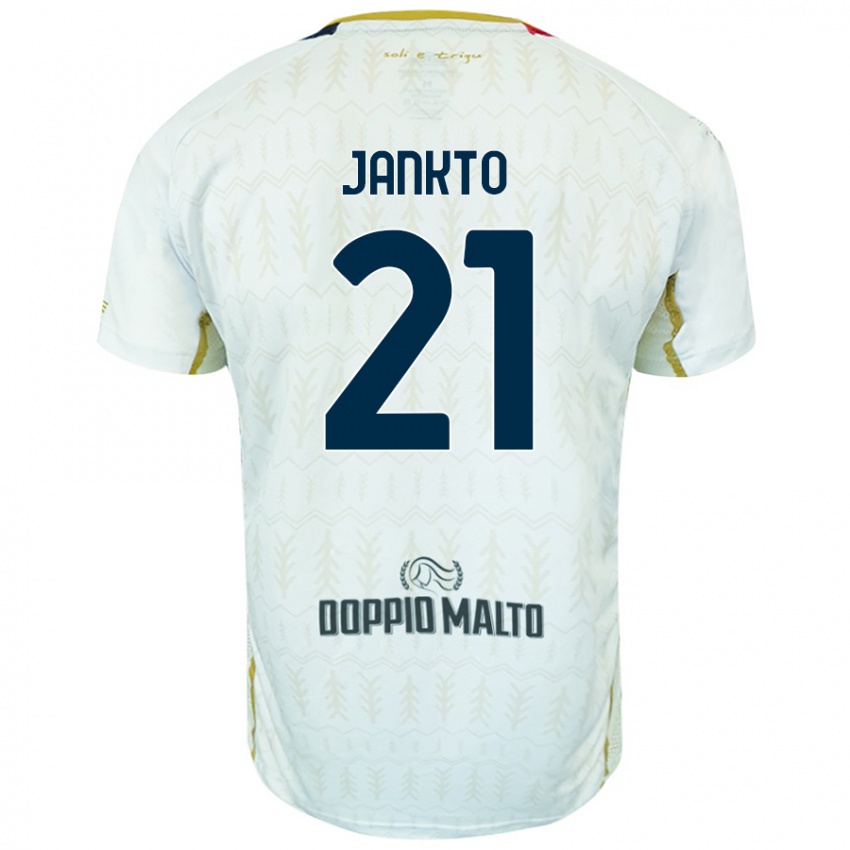 Mujer Camiseta Jakub Jankto #21 Blanco 2ª Equipación 2024/25 La Camisa Argentina