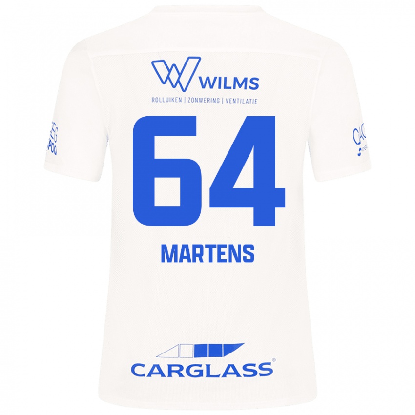 Mujer Camiseta Nolan Martens #64 Blanco 2ª Equipación 2024/25 La Camisa Argentina