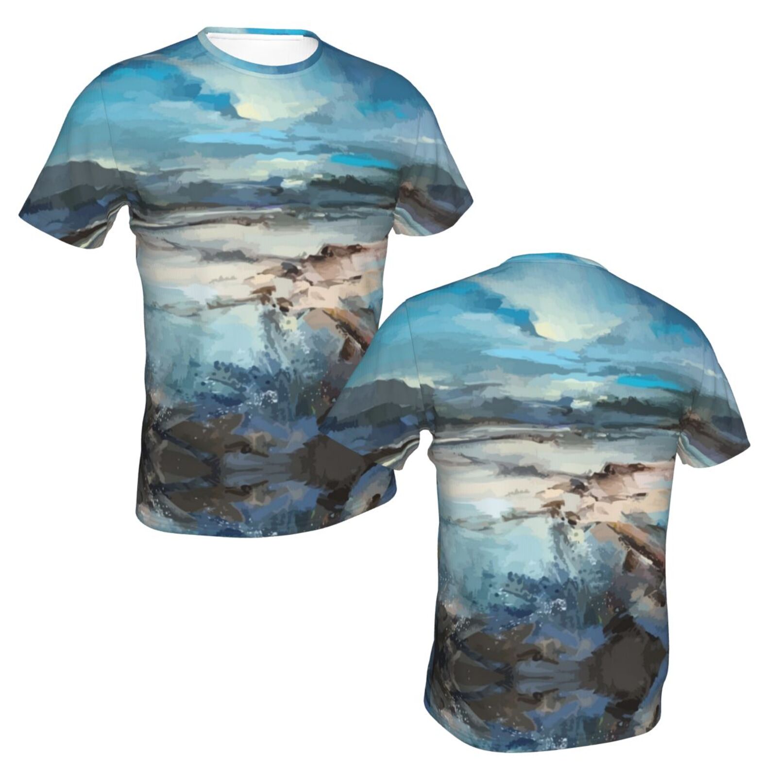 Camiseta Argentina Clásica Evening Tune Elementos De Pintura