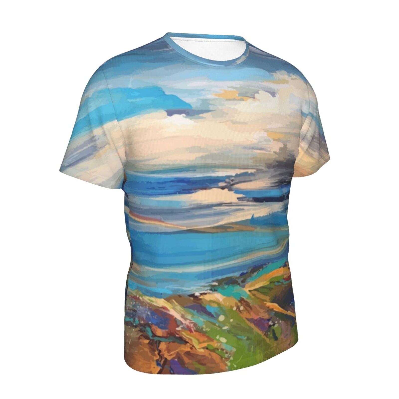 Camiseta Argentina Clásica Elementos De Pintura A Distancia Azul