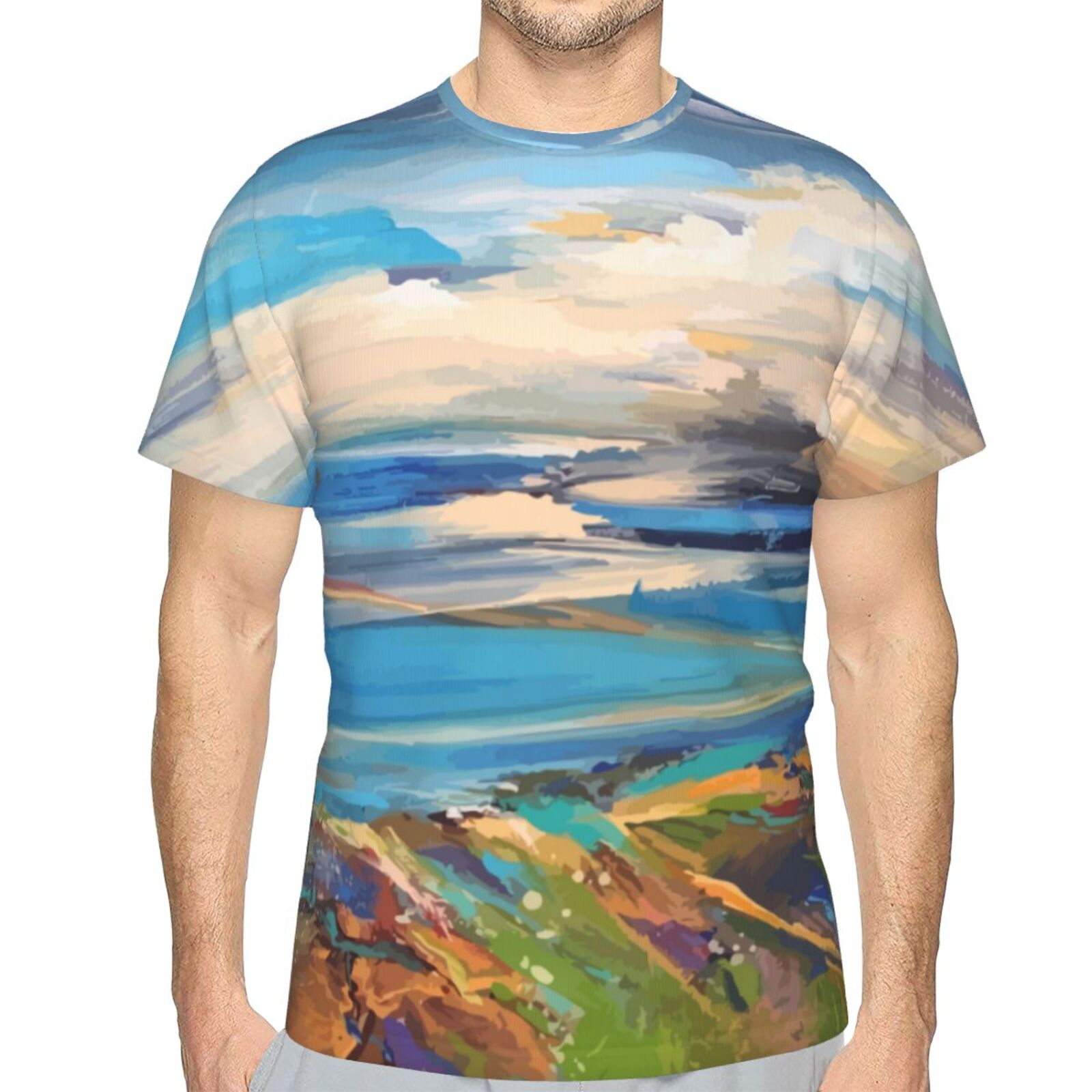 Camiseta Argentina Clásica Elementos De Pintura A Distancia Azul